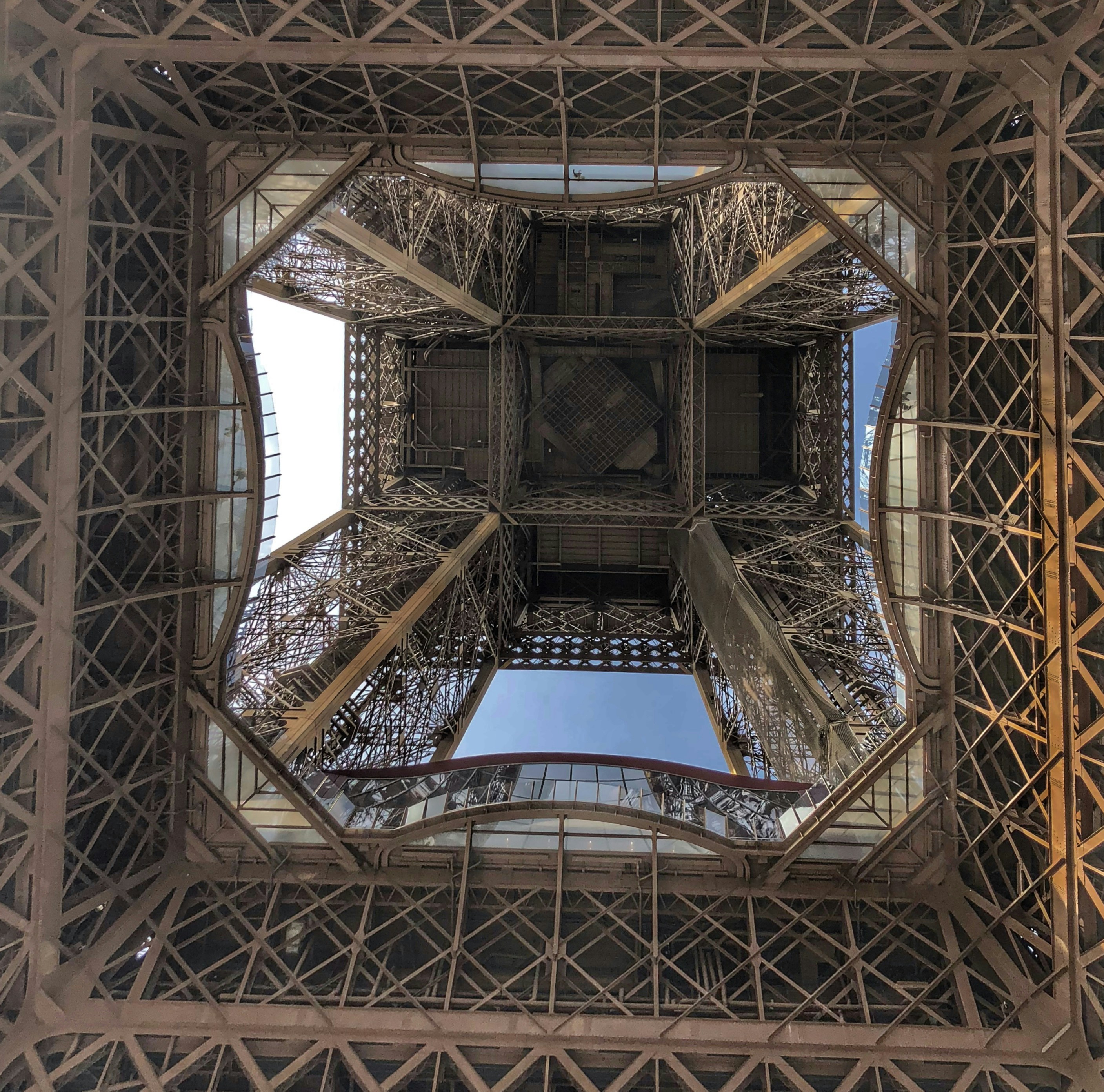 Estructura de hierro forjado de la Torre Eiffel